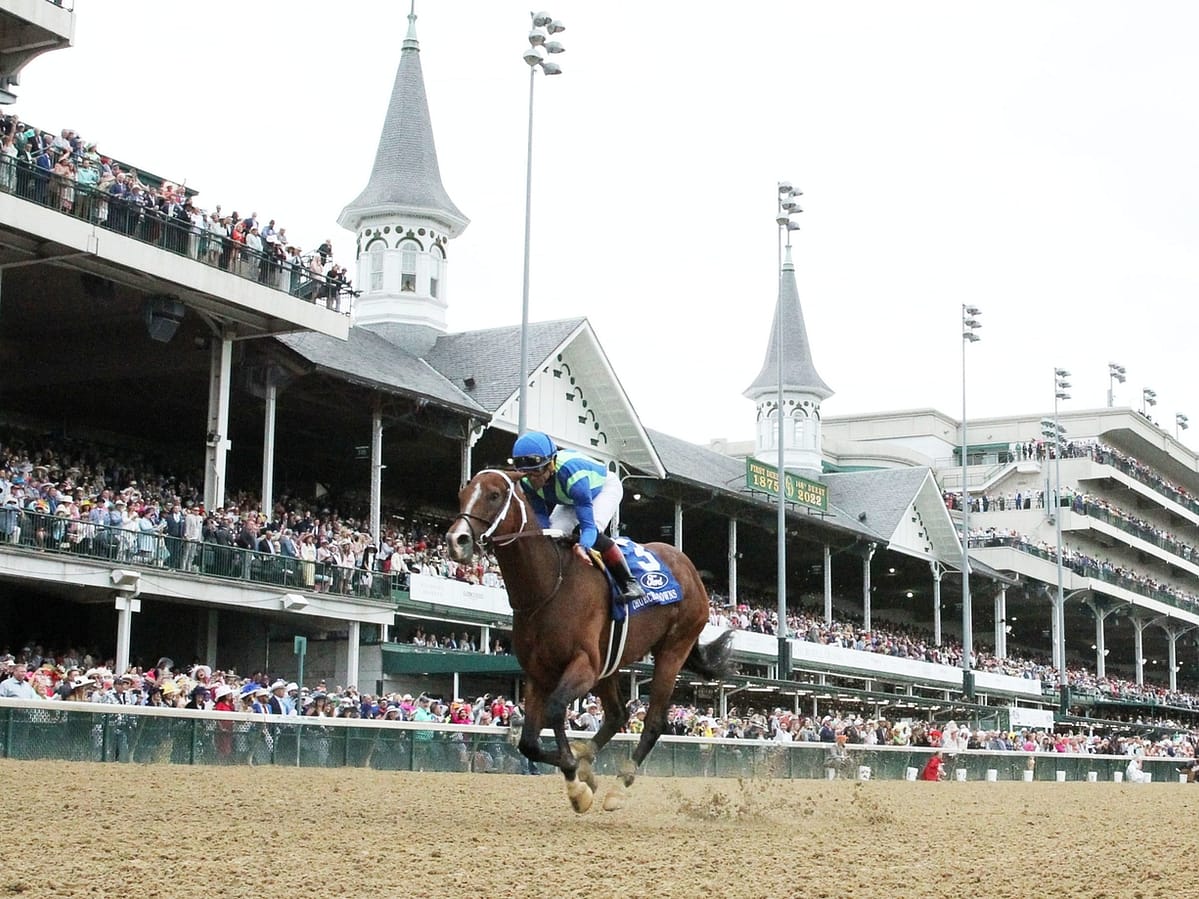 Jackie's Warrior cruises in the 2022 Churchill Downs Stakes-G1 | Coady photo