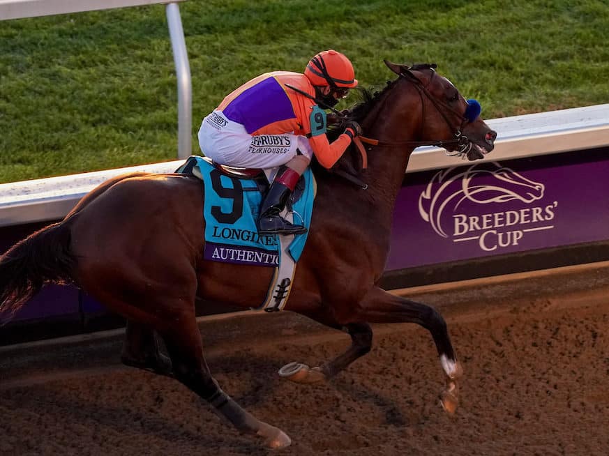 Authentic | 2020 Classic-G1 | Breeders’ Cup/Eclipse Sportswire Photo ©